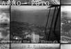 Photo of an overhead view of the bay area, taken in black and white.